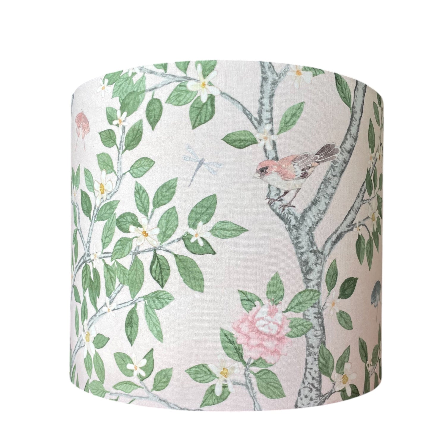 Pink Chinoiserie Lampshade in Elsie's Garden (various sizes)