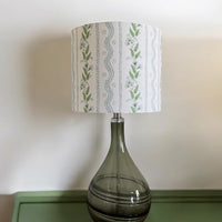 Blue and Green Lampshade in Emma Stripe (Various Sizes)