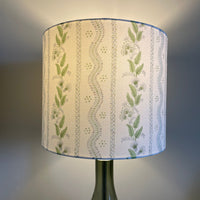 Blue and Green Lampshade in Emma Stripe (Various Sizes)