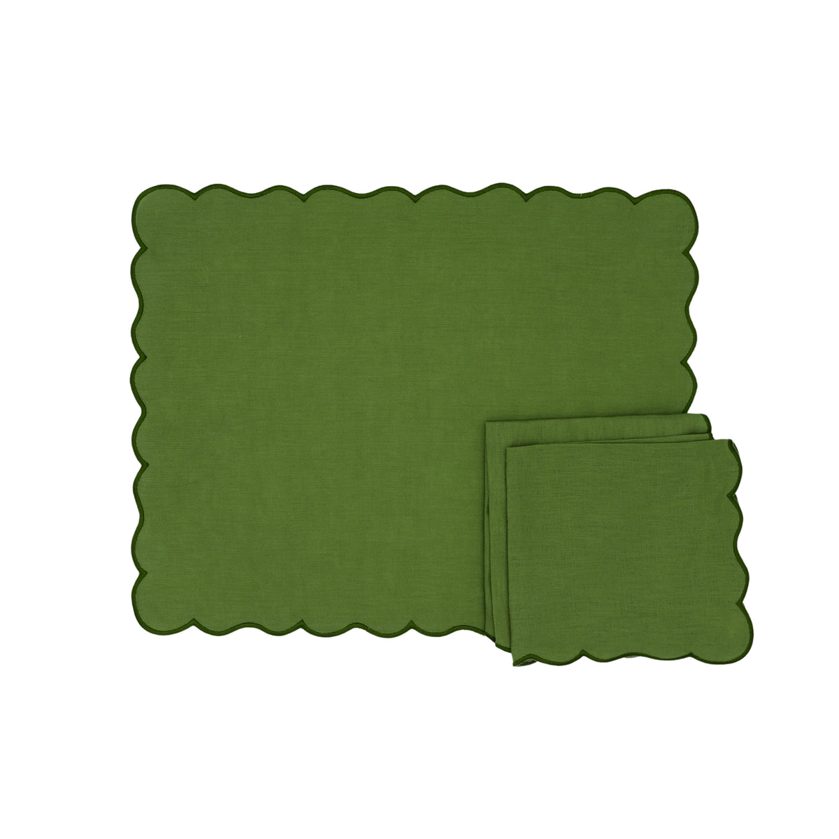 Evergreen Wave Placemat - Set of 4