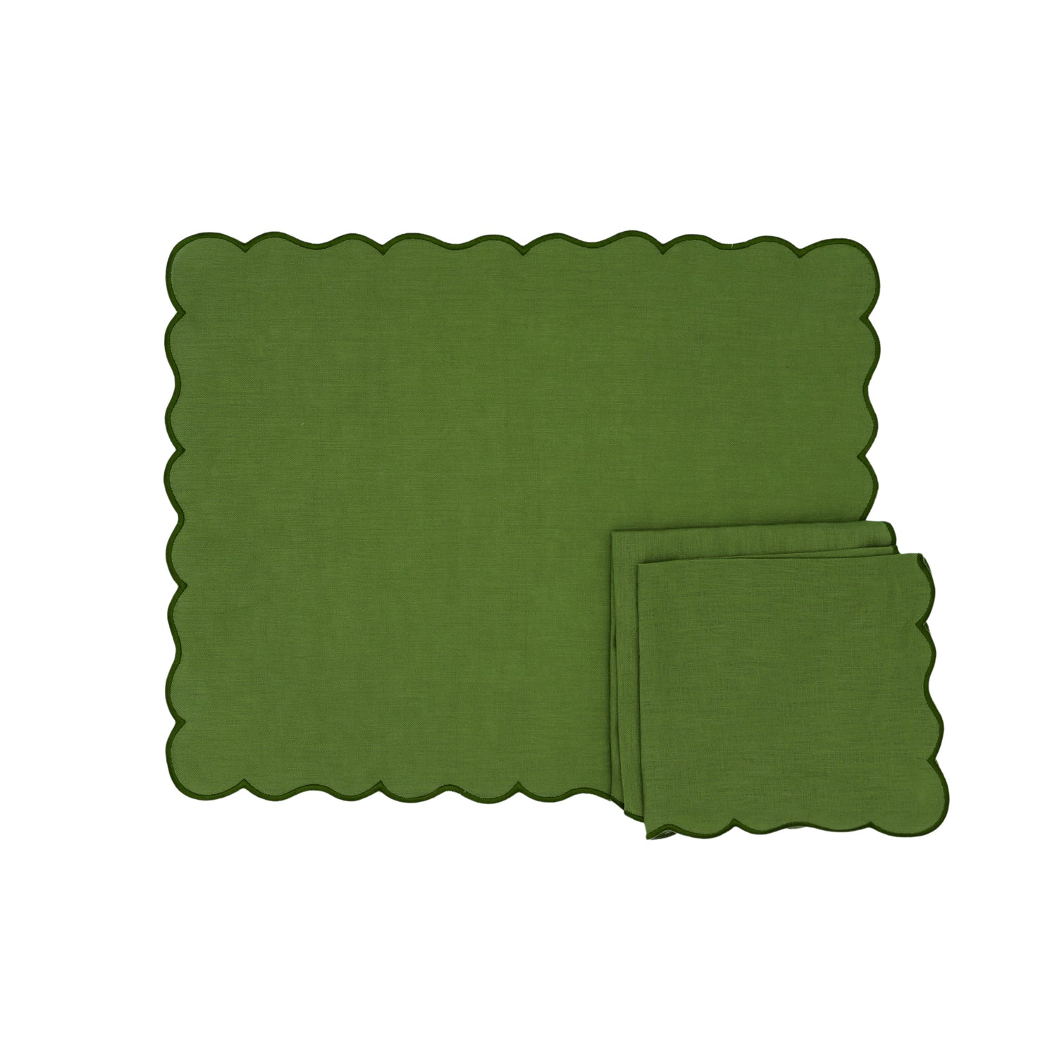 Evergreen Wave Placemat - Set of 4
