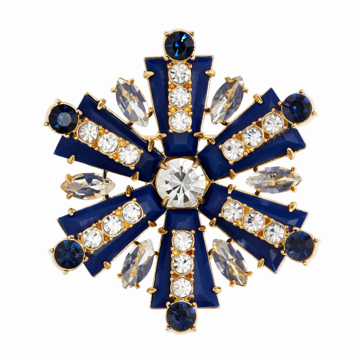 Starburst Brooch – Lapis Lazuli