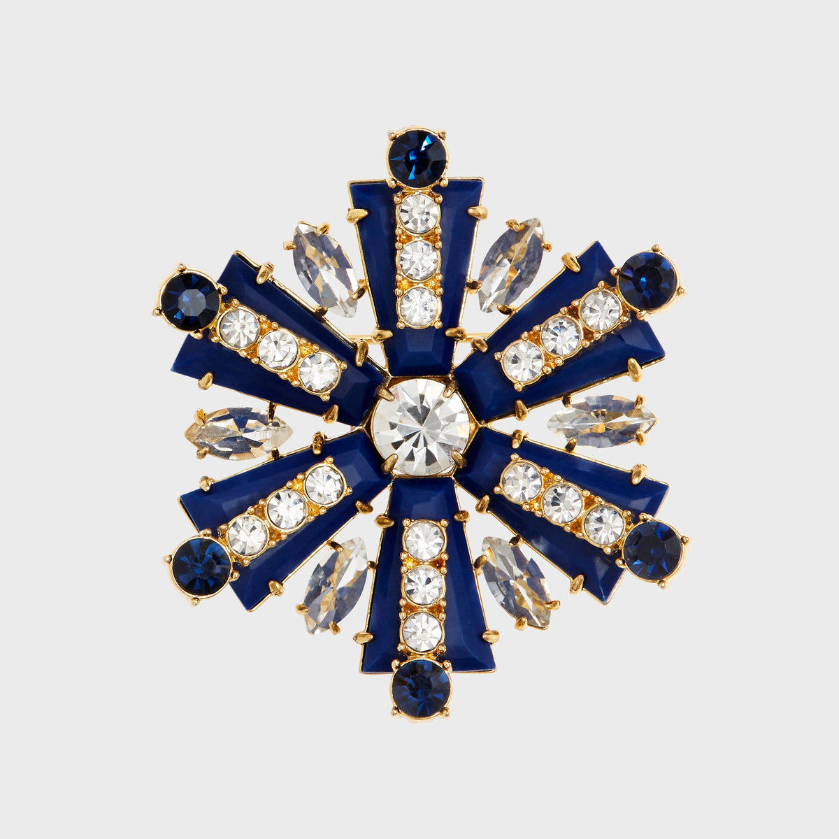 Starburst Brooch – Lapis Lazuli