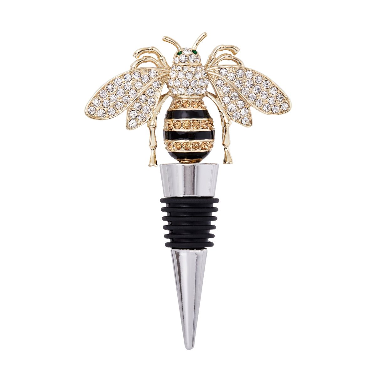 Stripey Bee Wine Stopper