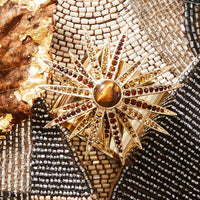 Starburst Napkin Rings – Topaz (Set of 2)