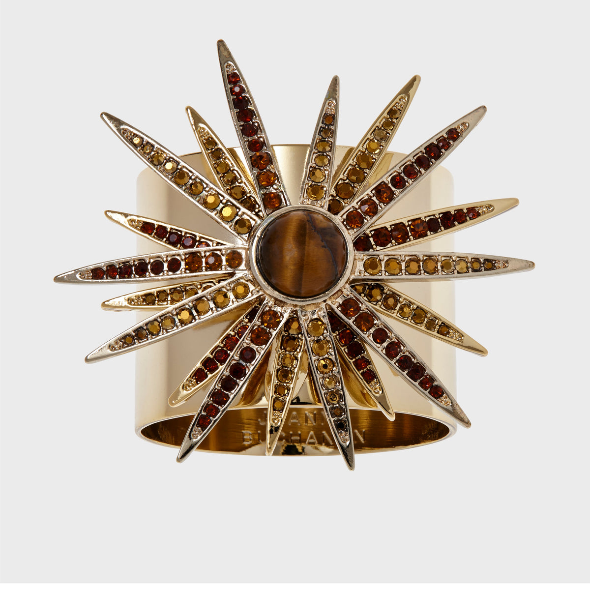 Starburst Napkin Rings – Topaz (Set of 2)