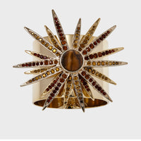 Starburst Napkin Rings – Topaz (Set of 2)
