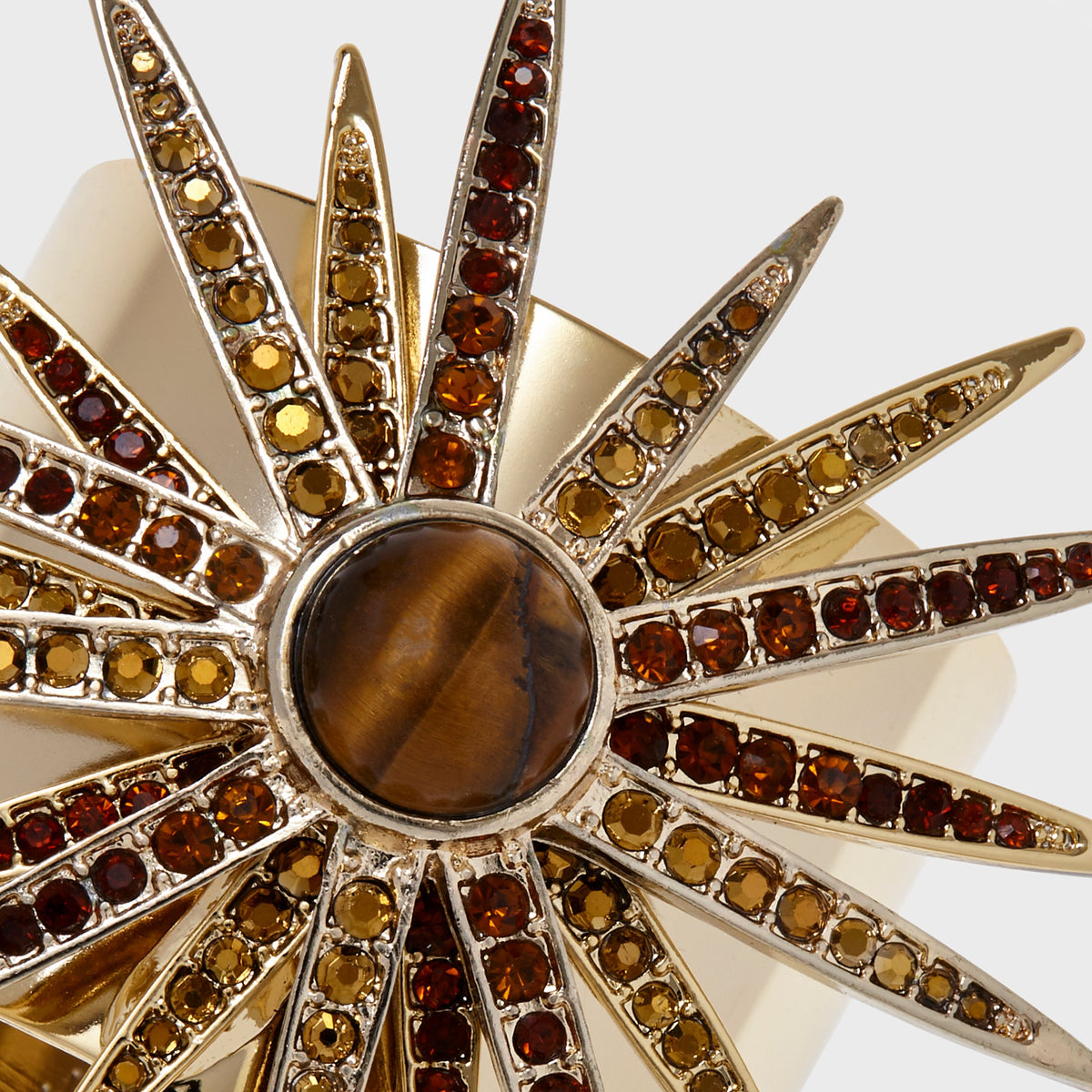 Starburst Napkin Rings – Topaz (Set of 2)