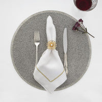 Pearl Star Napkin Rings – Set of 2