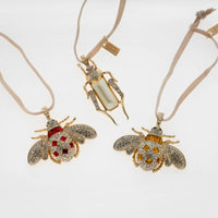 Bee & Grasshopper Ornament Gift Set of 3