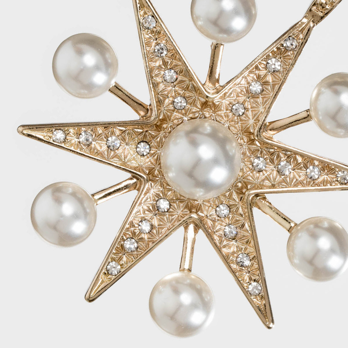 Sputnik Pearl Star Hanging Ornament