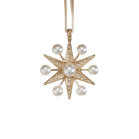 Sputnik Pearl Star Hanging Ornament
