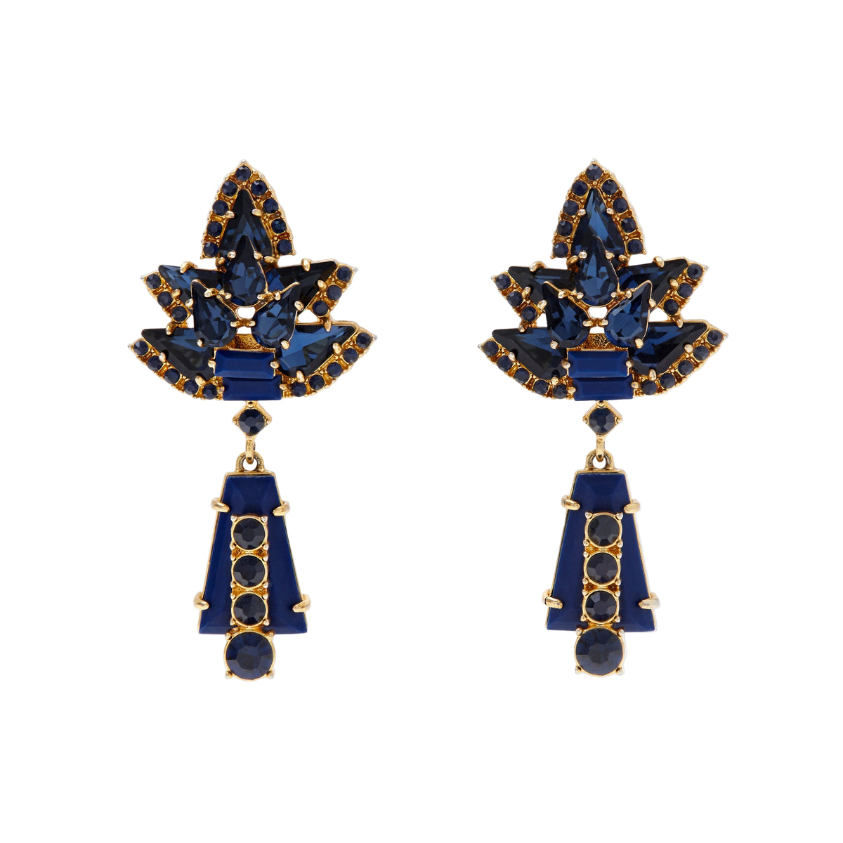 Starburst Earrings – Lapis Lazuli