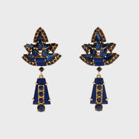 Starburst Earrings – Lapis Lazuli