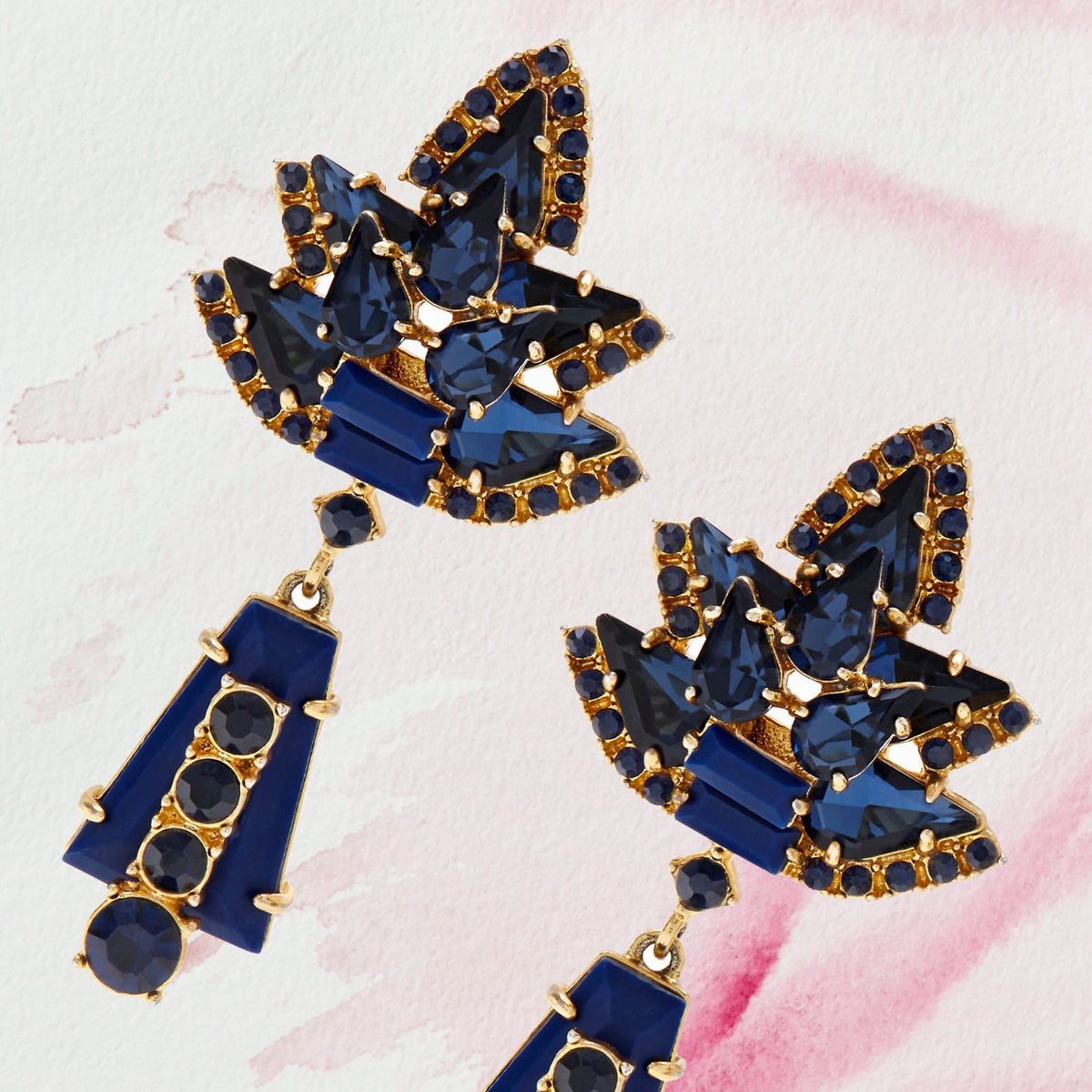Starburst Earrings – Lapis Lazuli