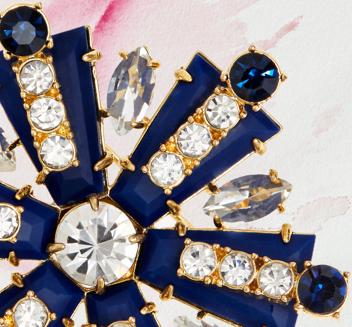 Starburst Brooch – Lapis Lazuli