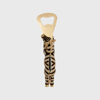 Zebra Bottle Opener with Crystals