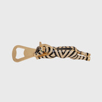 Zebra Bottle Opener with Crystals