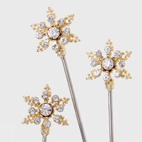 Snowflake Cocktail Picks – Crystal (Set of 6)