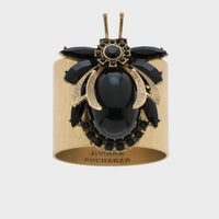 Vintage Bug Napkin Rings – Black (Set of 2)