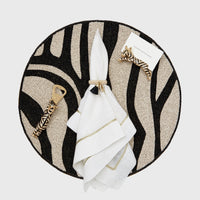 Zebra Bottle Opener with Crystals