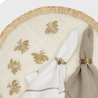 Straw Bee Placemats – Set of Four