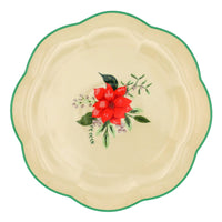 Fabled Flora Scalloped Dinner Plate - Set of 4