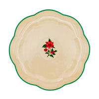 Fabled Flora Scalloped Starter Plate - Set of 4