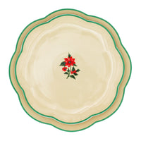 Fabled Flora Scalloped Starter Plate - Set of 4