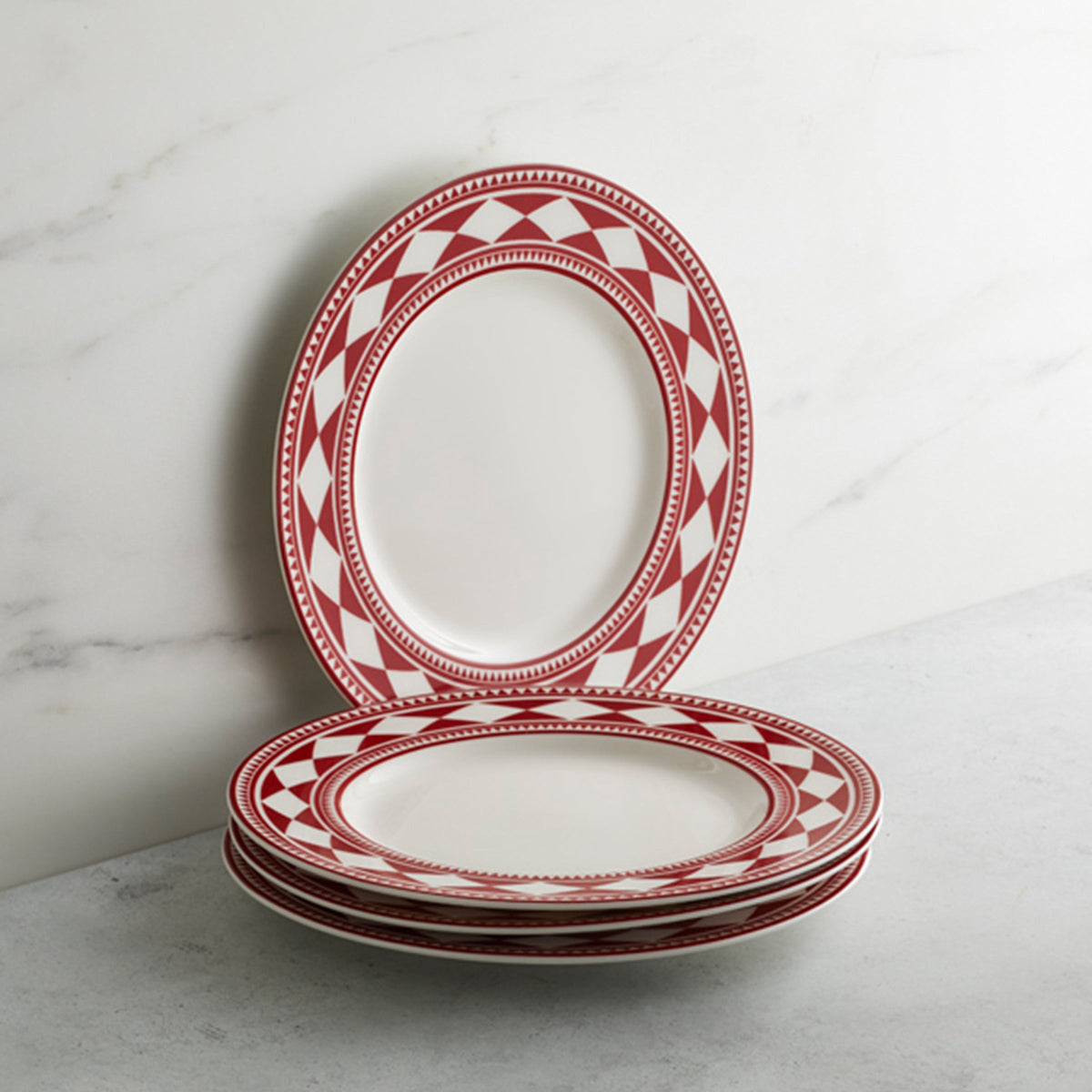 Fez Rimmed Salad Plate