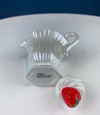 Fitz and Floyd Gift Gallery Ice Cream Shaped Creamer – Strawberry & Chocolate Design