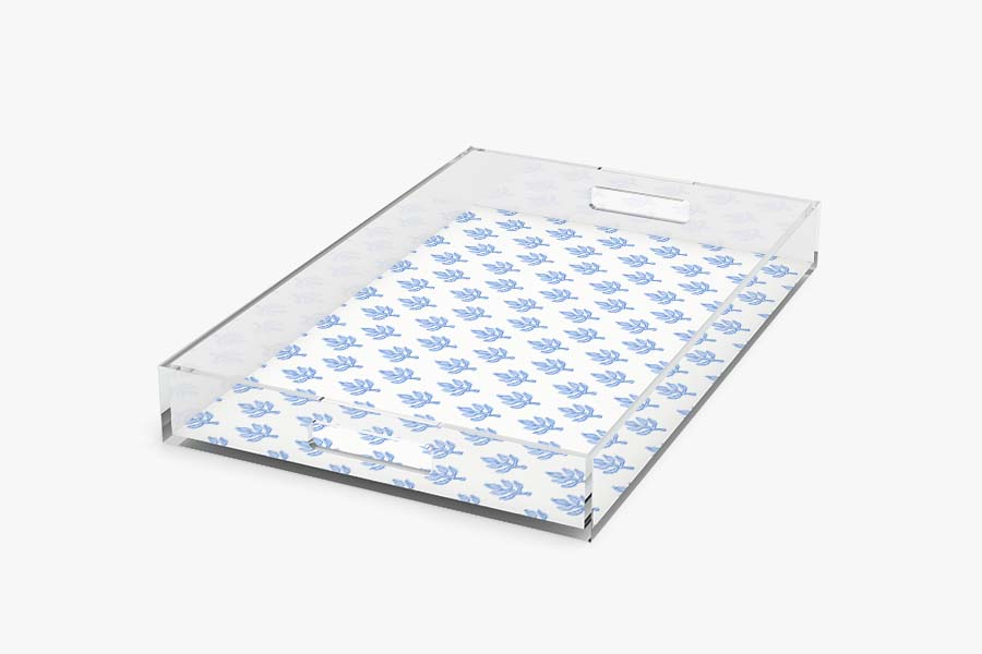 Flora Acrylic Tray (Various Colors and Sizes)