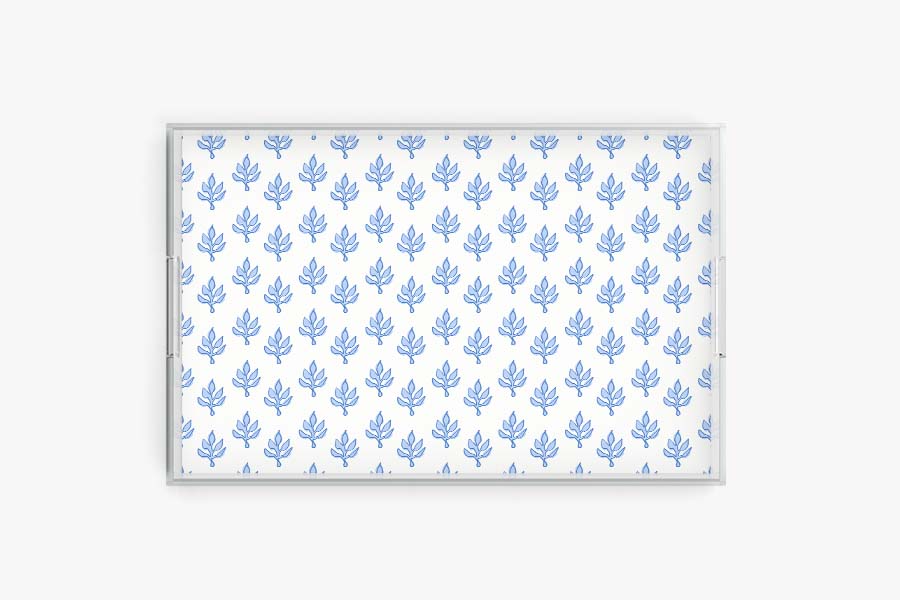 Flora Acrylic Tray (Various Colors and Sizes)