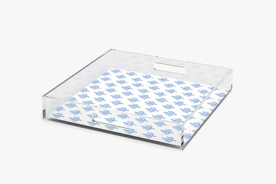 Flora Acrylic Tray (Various Colors and Sizes)