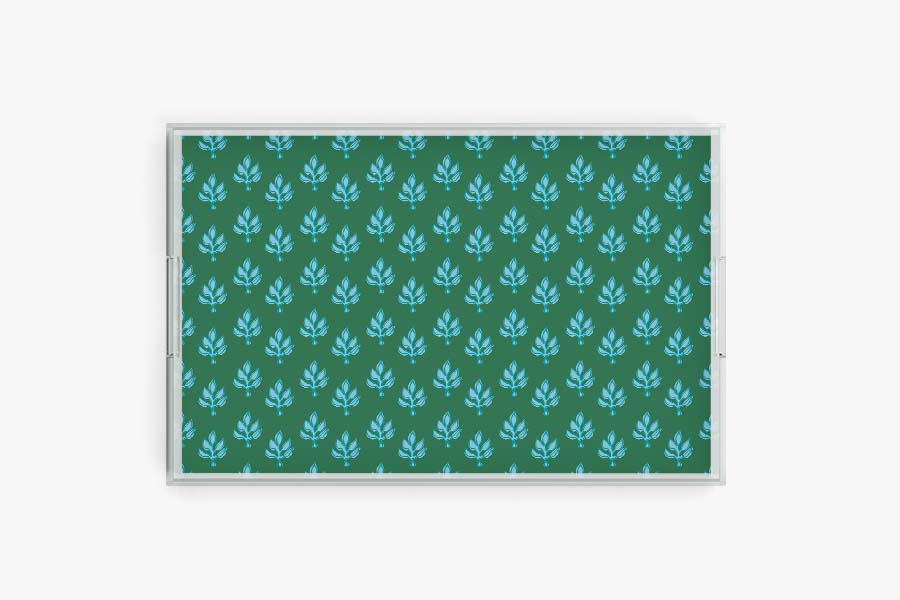 Flora Acrylic Tray (Various Colors and Sizes)