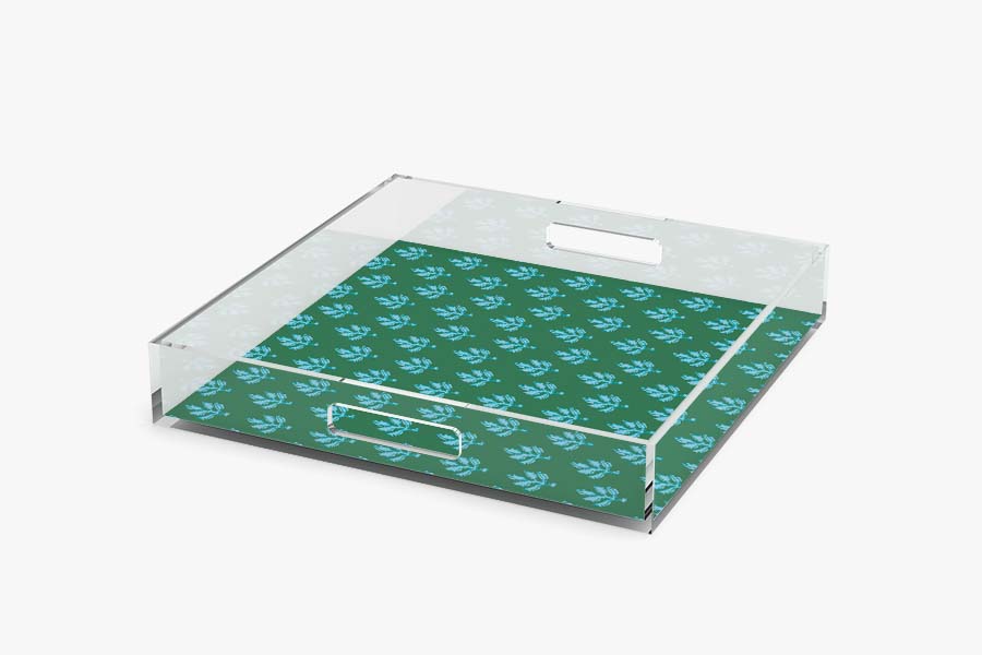 Flora Acrylic Tray (Various Colors and Sizes)