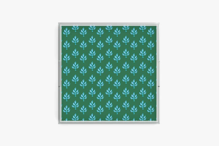 Flora Acrylic Tray (Various Colors and Sizes)