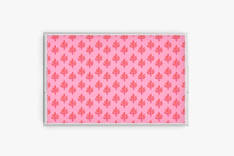 Flora Acrylic Tray (Various Colors and Sizes)