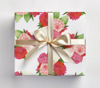 Floral Wrapping Paper as Set w/ Gift Tags or