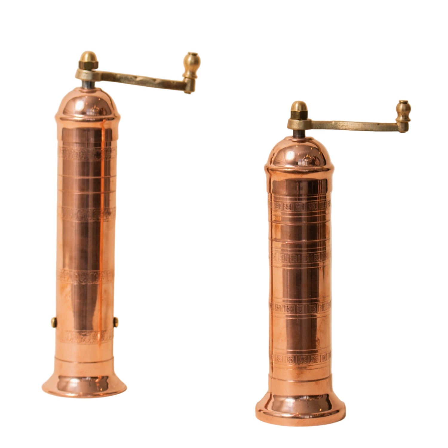Copper Atlas Mill Salt & Pepper Mills – 8" and 9"