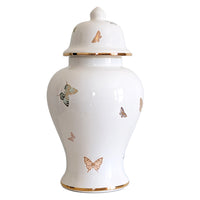 Gilded Butterflies Ginger Jars (Various Sizes)