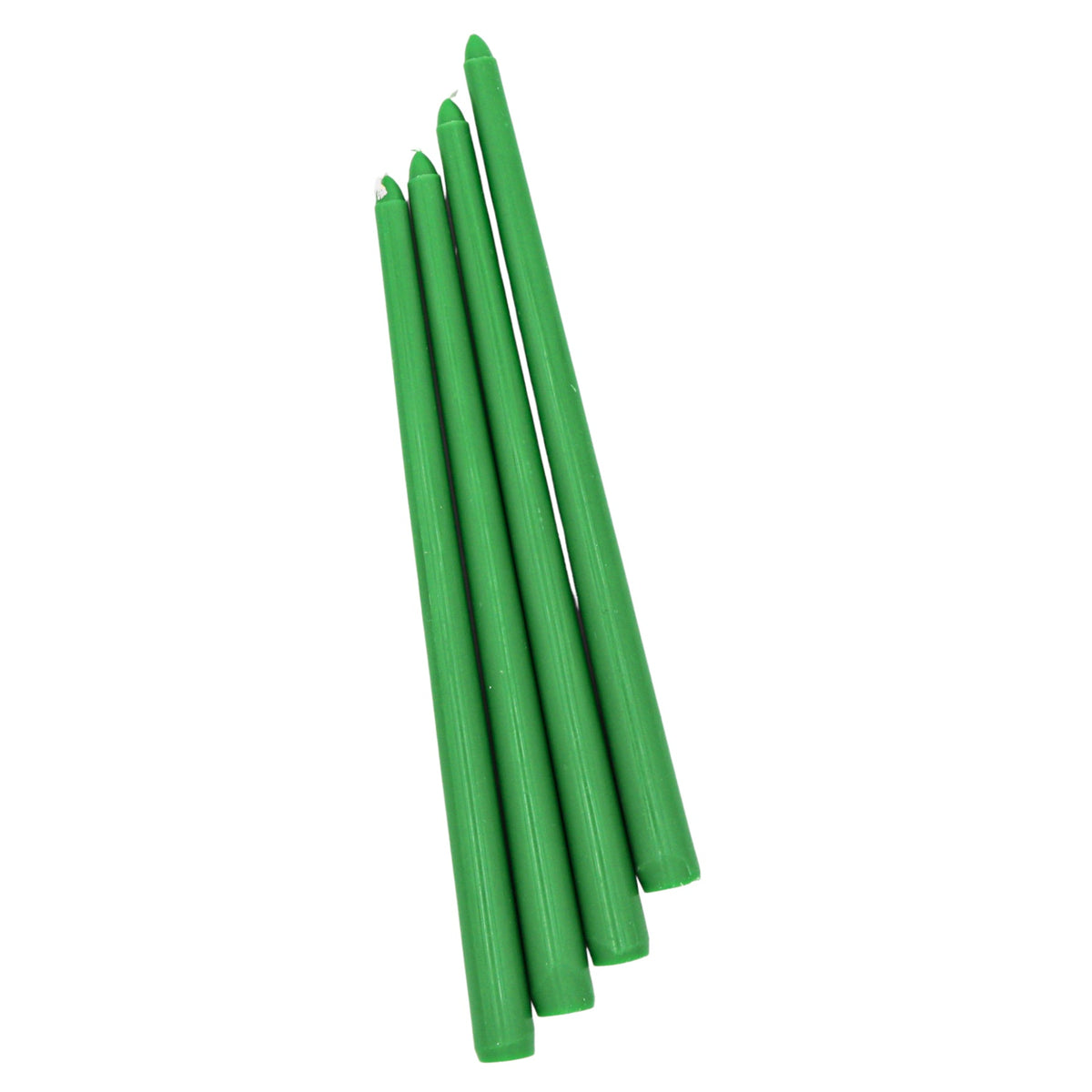 24 Extra Tall Grass Green Taper Candle - 6 Packs of 4