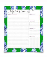 Ginger Jar Daily Planner - Green