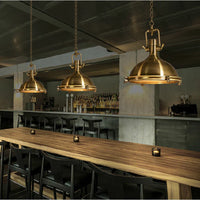 Nora's Retro Industrial Metal Pendant Light (Various Colors)