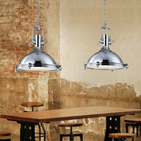Nora's Retro Industrial Metal Pendant Light (Various Colors)