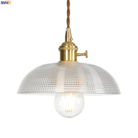 Nordic Glass and Gold Pendant Light (3 Styles)
