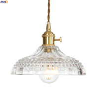 Nordic Glass and Gold Pendant Light (3 Styles)