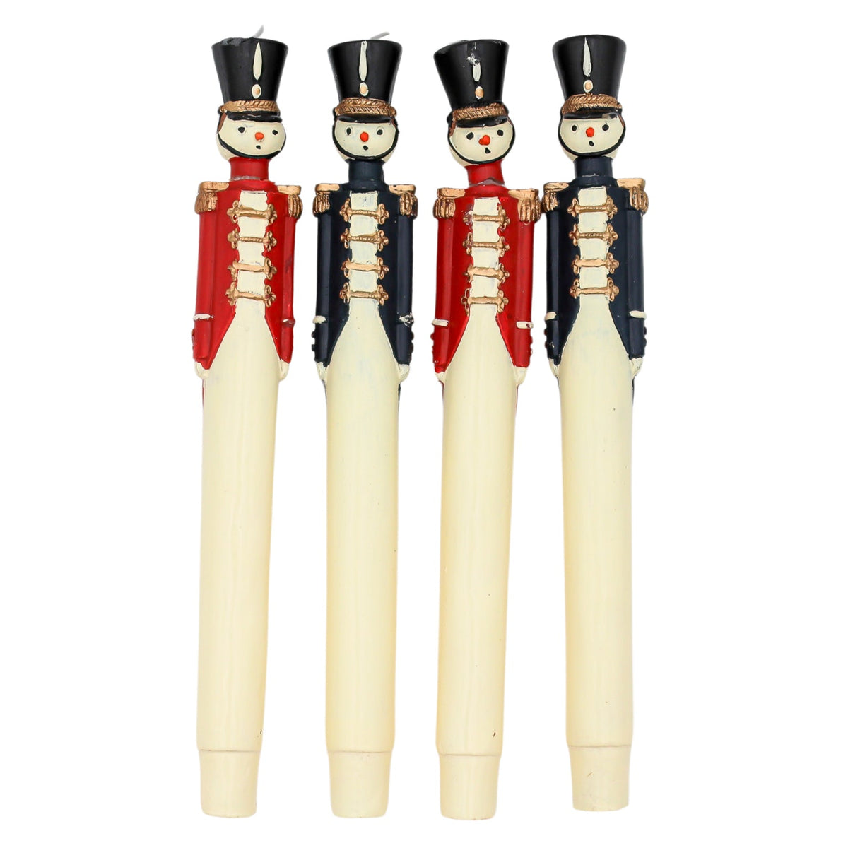 20 Handpainted Navy Blue Royal Guard Candles - 10 packs