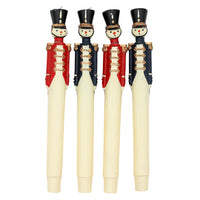 Pair of Handpainted Red Royal Guard Candles – Case of 10 Packs