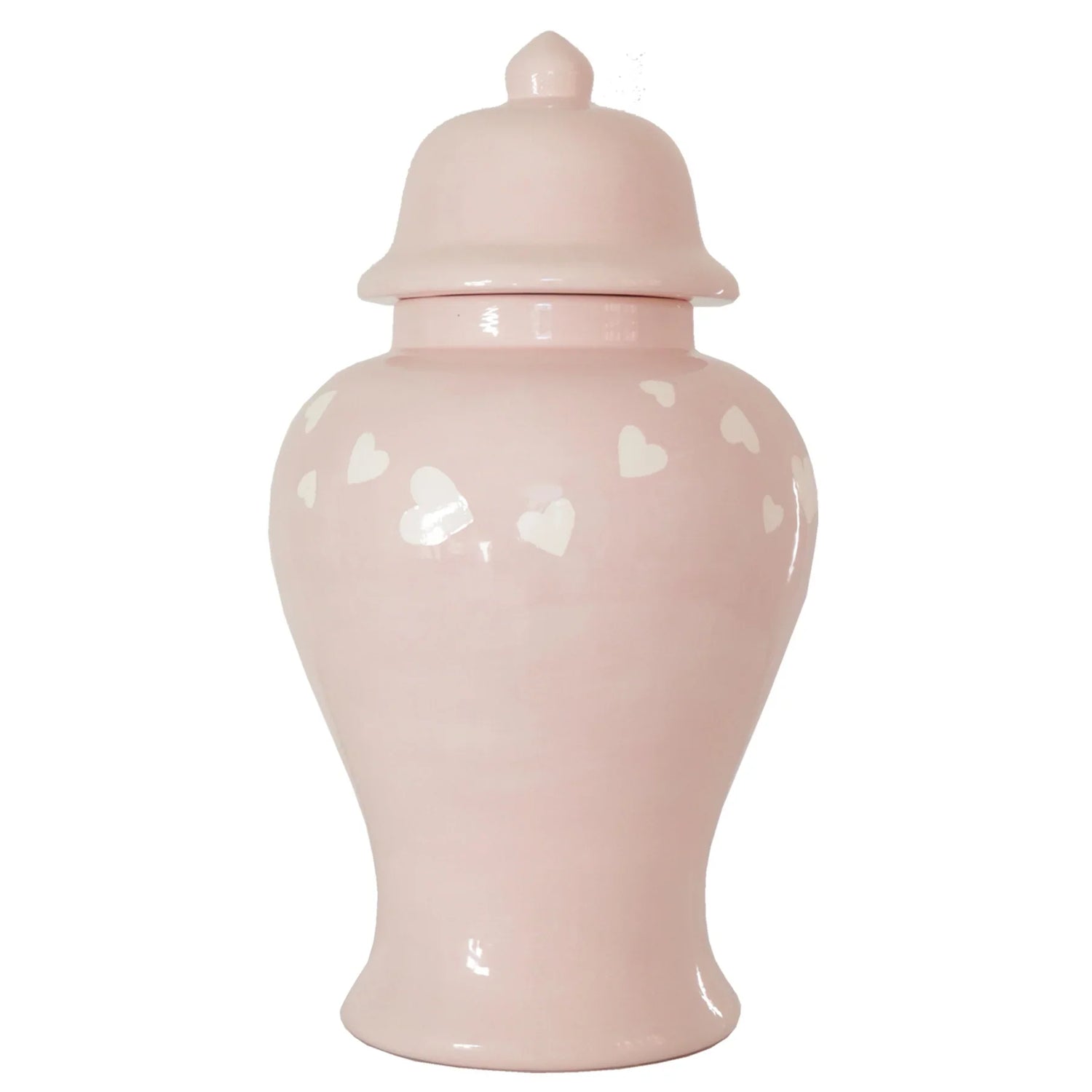 "Love is in the Air" Ginger Jars in Cherry Blossom Pink (Various Sizes)